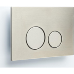 Клавиша смыва Boheme 649-NB нержавеющая сталь ультраплоская для инсталляции Geberit, NIKEL BRUSH