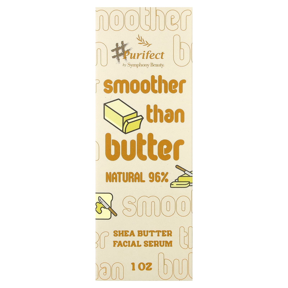Purifect, Smoother Than Butter, сыворотка для лица с маслом ши, 1 унция