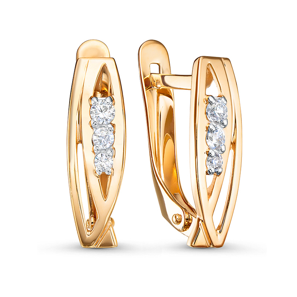 Серьги из золота 585 пробы