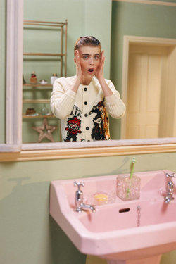 ZARA КАРДИГАН «ОДИН ДОМА™», ЭКРЮ