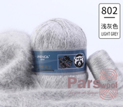 Пряжа Mink Wool (пух норки с синей этикеткой), 50г, 350м, 90%пух норки,10%полиамид (цена за 1 шт)