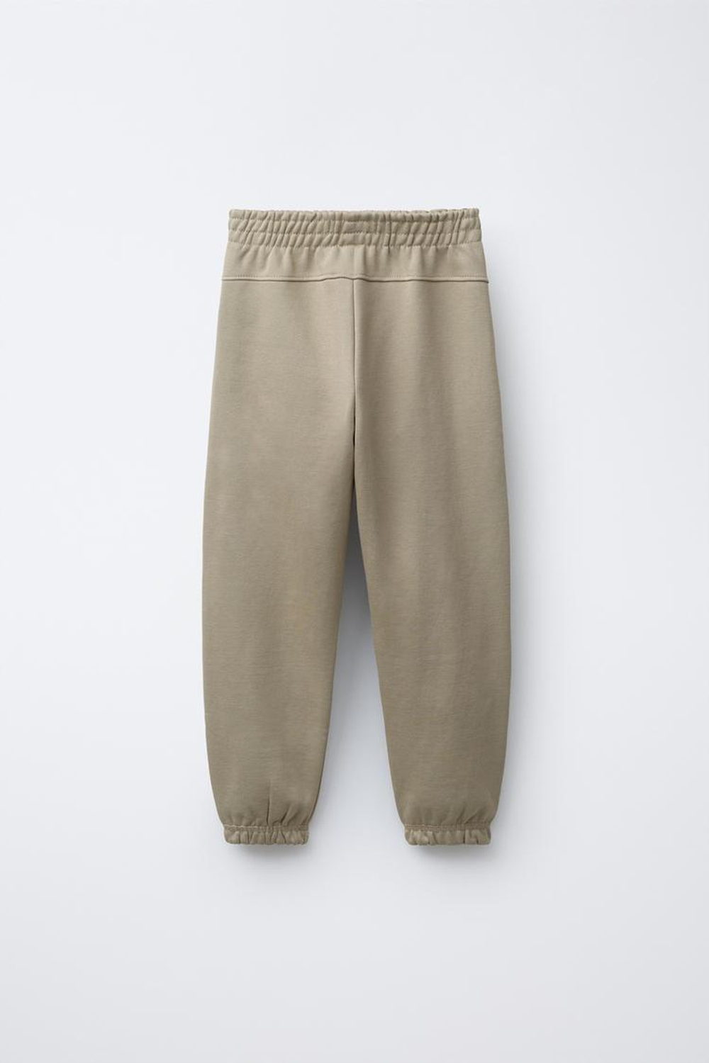 ZARA БРЮКИ-ДЖОГГЕРЫ С НАДПИСЬЮ, БЕЖЕВЫЙ