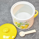 Банка для сыпучих 450мл с ложкой "Лимоны"