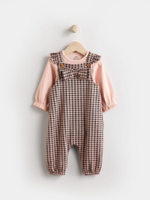 Комбинезон и боди в комплекте для малышей Next Q94-868, Бежевый, Розовый