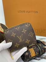 Сумка Neverfull mini, кошелек, брелок Louis Vuitton