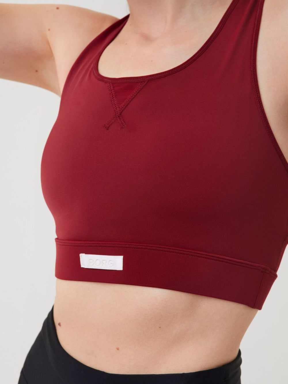 Теннисный бюстгальтер Bjorn Borg Performance Mid Support W - biking red