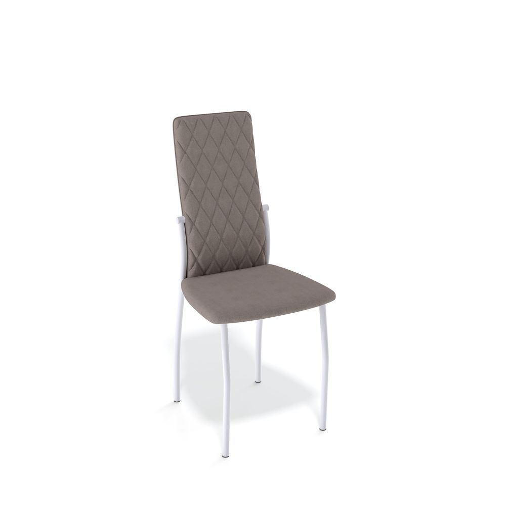 Комплект из двух стульев Kenner 131S капучино - каркас белый