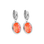 Серьги Qudo Creole TIVOLA small (S/P) Orange glow delite 310683