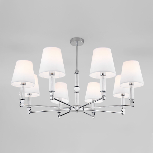 Умная потолочная люстра 60145/8 хром
