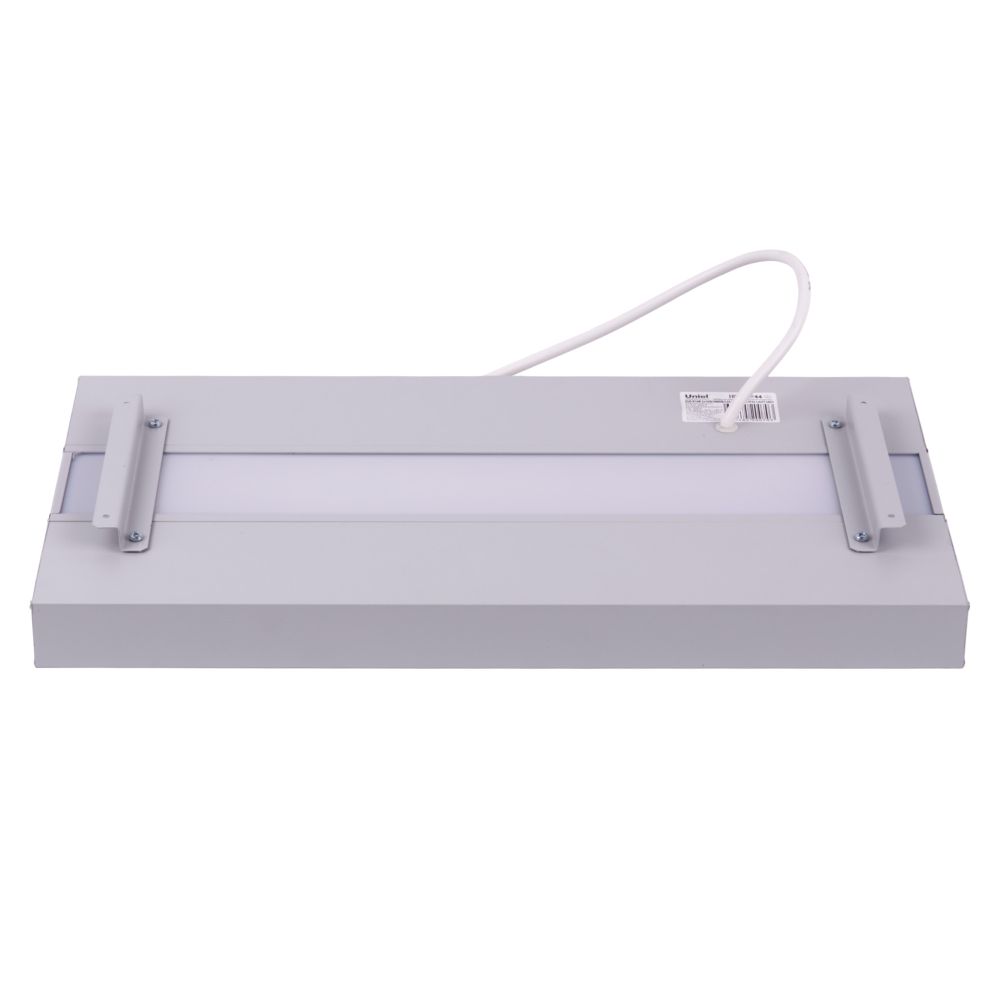 ULO-K16B 2x16W-4000K-L50 5W-3000K IP44 LIGHT GREY Светильник линейный светодиодный подвесной с фоновой подсветкой. Белый свет 4000К. Алюминий. Цвет светло-серый. TM Uniel
