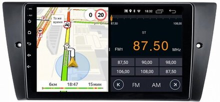 Магнитола для BMW 3-серии (E90) 2005-2012 (без штатного экрана) - Parafar PF397FHD на Android 13, 8-ядер, 2Гб+32Гб, CarPlay, 4G SIM-слот