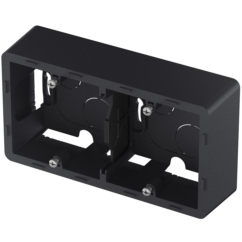 Коробка для накладного монтажа 2 поста антрацит Inspiria Legrand