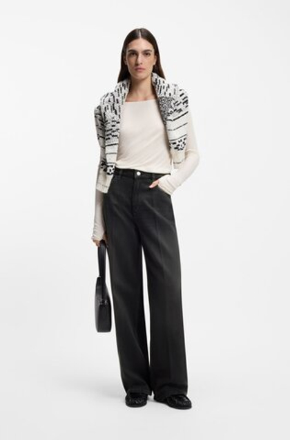 BOSS Джинсы свободные со стрелками