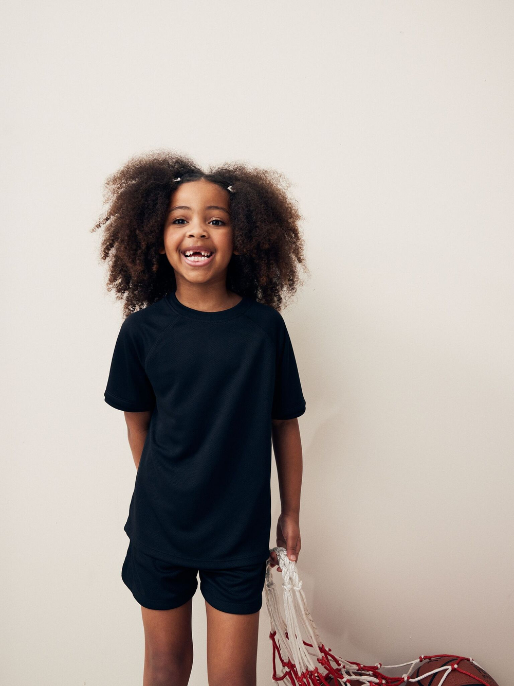 Футболка спортивная для девочки Next Q81-349, Черный