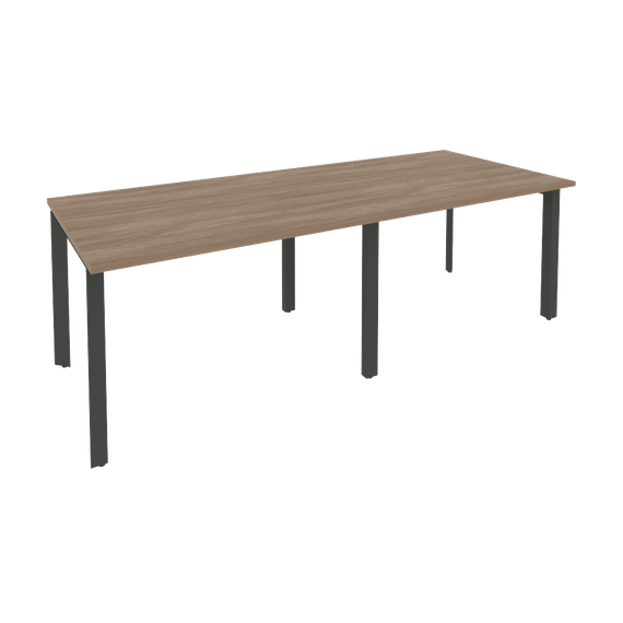Onix Стол переговорный O.MP-PRG-2.2 Дуб Аризона/Металл Антрацит 2360*980*750