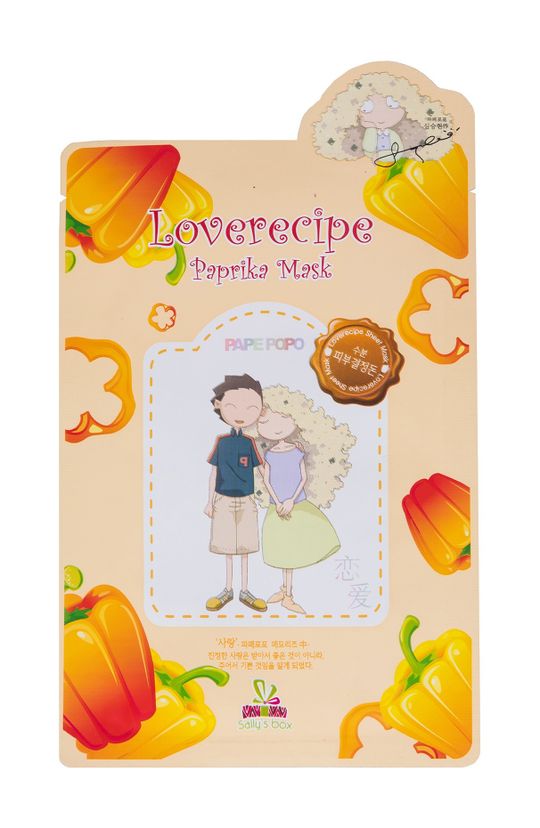 Тканевая маска со Сладким Перцем (выравнивание текстуры кожи) Sally's box Loverecipe Paprika Mask 20 мл