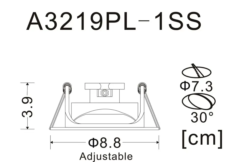 Точечный встраиваемый светильник Arte Lamp