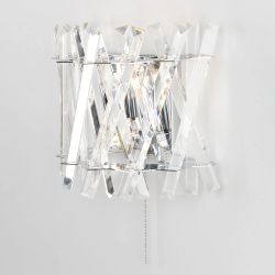 Citilux Ингвар CL334421 Бра хрустальное с выключателем Хром