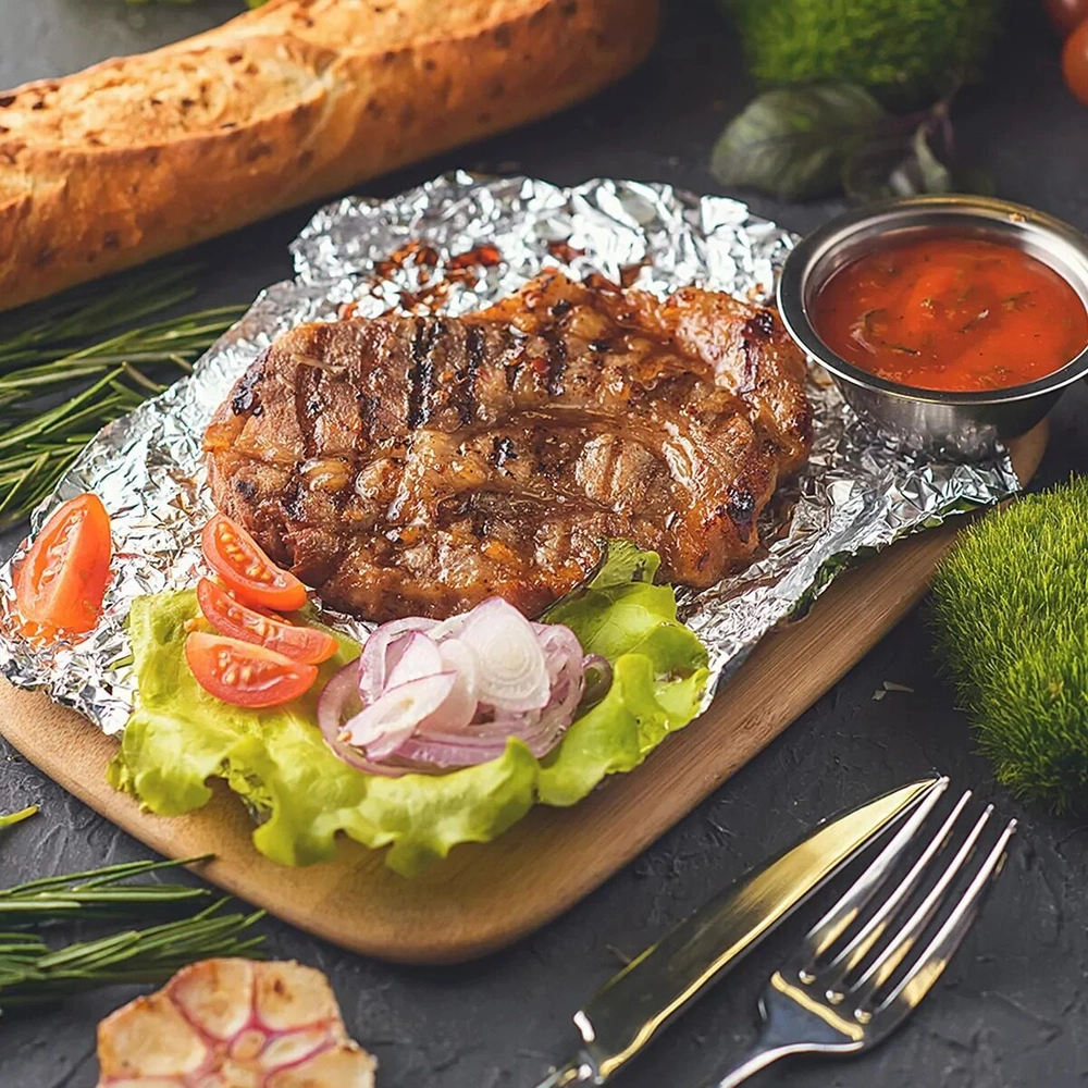 Алюминиевая фольга «СТАНДАРТНАЯ», 44 см х 100 м, 8 мкм