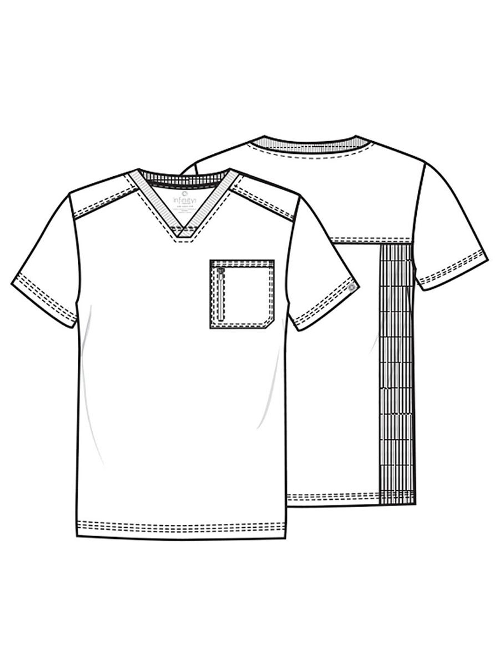 Топ медицинский мужской Cherokee Infinity CK910A, черный, M