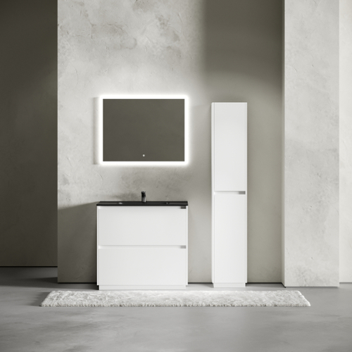 Тумба с раковиной Sancos Libra Floor 90 см LB90FW глянцевый белый