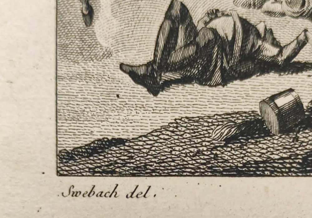 Битва в Каире (Битва при Пирамидах). Гравюра из альбома Военные кампании Франции. 1834