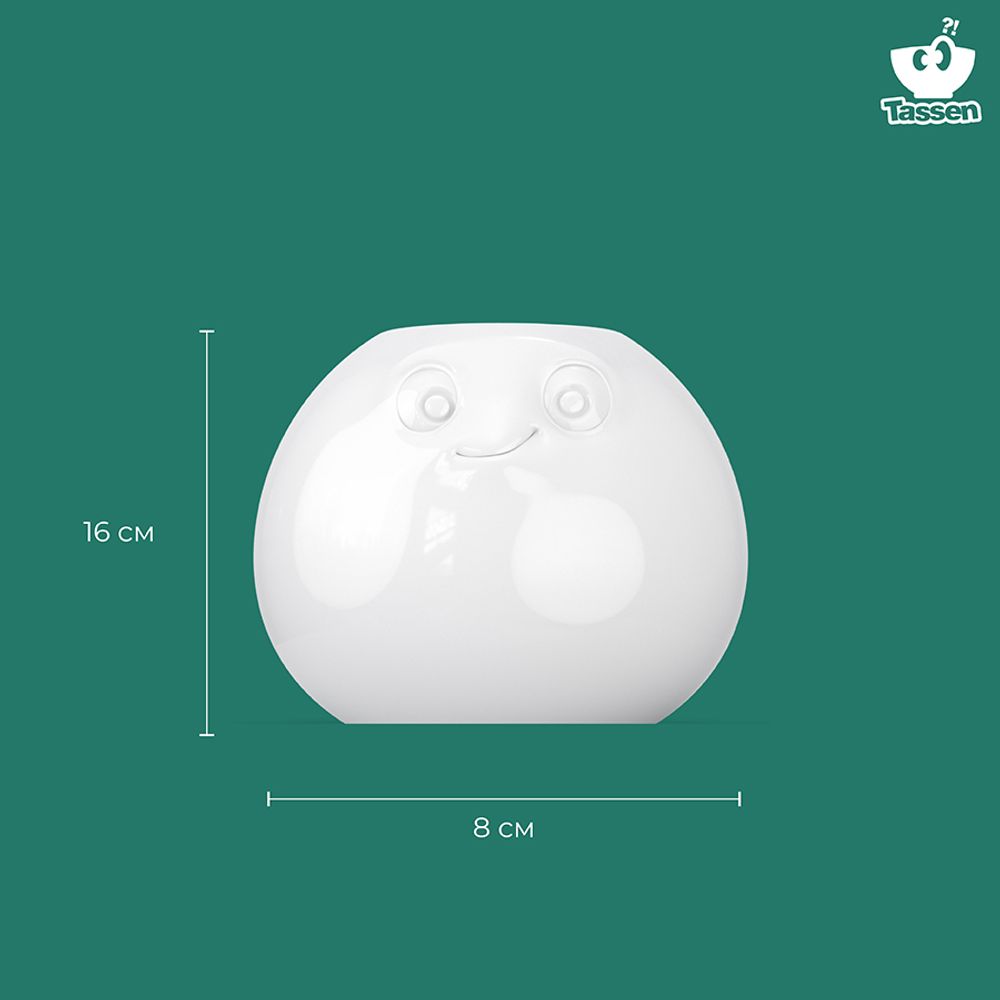 Ваза Amused, 16,5 см, белая