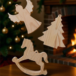 Набор заготовок для творчества из дерева, 3шт