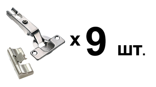 Комплект из 9-ти доводчиков с петлей ДО(ПН)-031