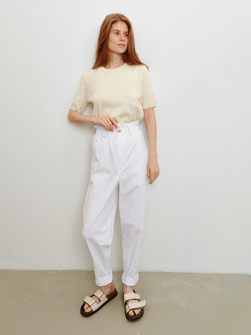 Брюки Cotton Easy White