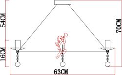 Подвесная люстра Arte Lamp AMUR