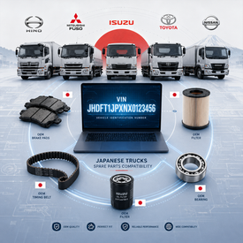 «Японские грузовики: Hino, Mitsubishi, ISUZU, Toyota, Nissan — особенности подбора запчастей»