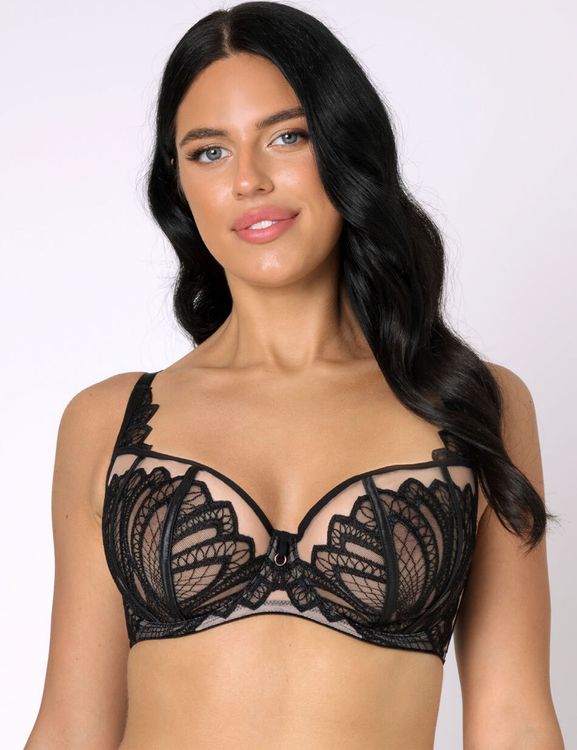 Бюстгальтер Subtille Melissa Balconette (черный/мокка)