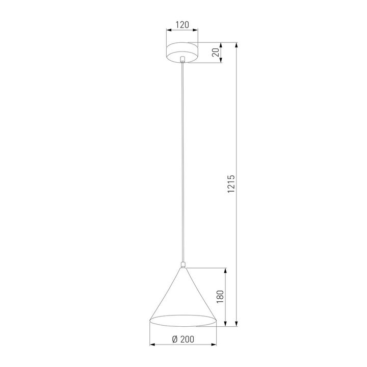 Уличный подвесной светодиодный светильник Elektrostandard Bevel 35184/H a068472