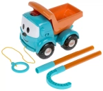 317833/Каталка с палкой Грузовичок Лева 15 песен и звуков.свет.кор.бат. Умка/HT838-R/1