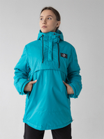 Анорак зимний женский мембрана Город Горький бирюзовый