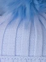 Шапка для девочки зимняя вязаная и снуд