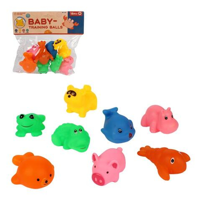 Набор игрушек для ванной 8шт, пакет W8618