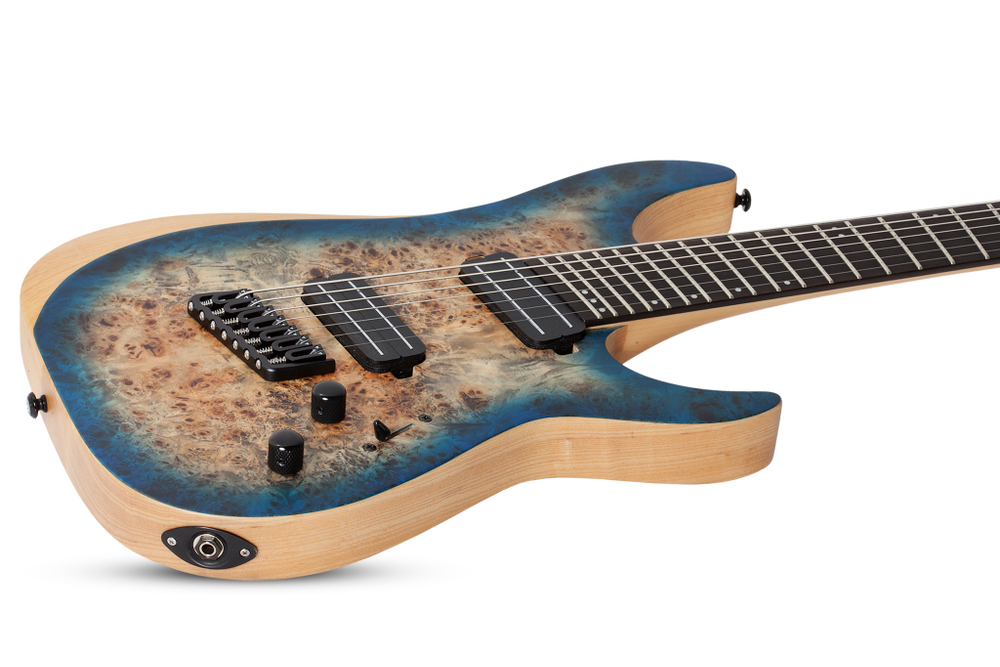 SCHECTER REAPER-7 MULTI-SCALE SATIN SKY BURST