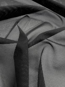 Сетка эластичная черная метражом (Турция)