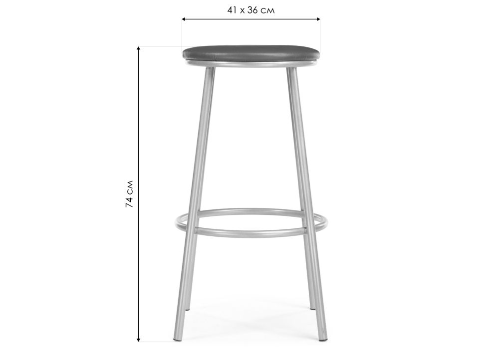 Барный стул Drezegomad белый / темный мусс