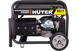 Электрогенератор Huter DY6500LX с колёсами и аккумулятором 64/1/15