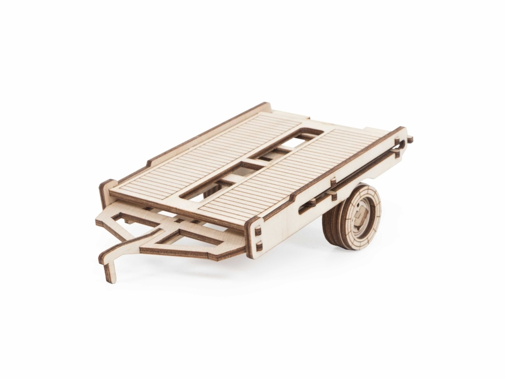 Сборная модель из дерева Lemmo Внедорожник "Кондор" с прицепом