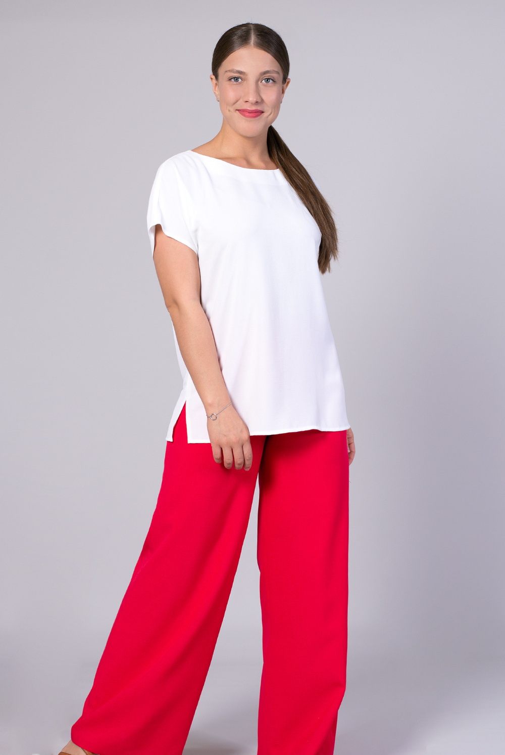 Блузка женская 3256зпа, молочный #28Мол093256зпа