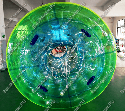 Аттракцион Водный роллер (Гидророллер) ПВХ «Перекати-поле» 2.4*2.2*2.2 м