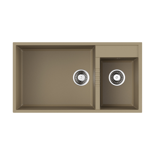 кухонная мойка Omoikiri Tedori 85-2-U-SA Tetogranit/бежевый