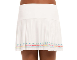 Юбка для девочки теннисная Lucky in Love Desert Vibes Sahara Pleated Skirt - white