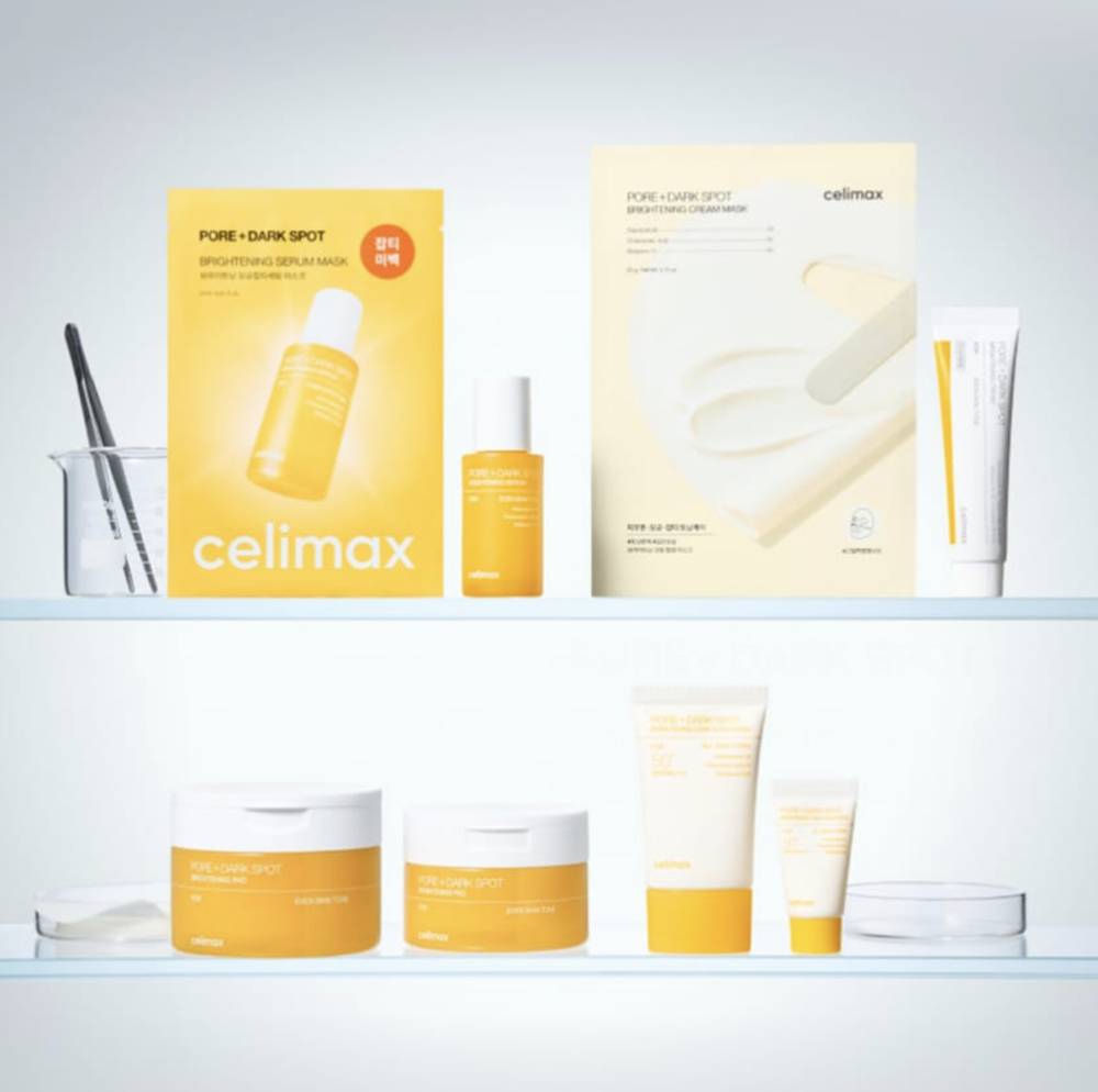 Celimax Pore+Dark Spot Brightening Serum Mask маска для выравнивания тона и рельефа кожи