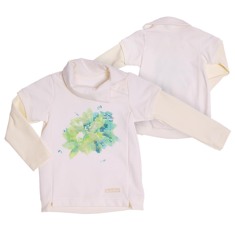 Кофточка "Цветочная мелодия" р.52-80