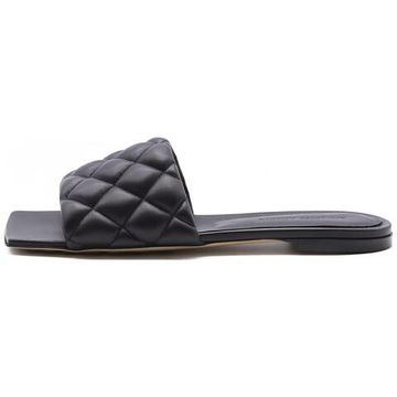 Bottega Veneta Checkered Slip-On Sandal 'Black'